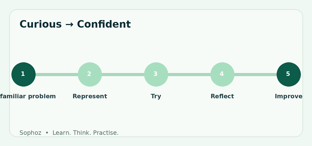 Curious → Confident