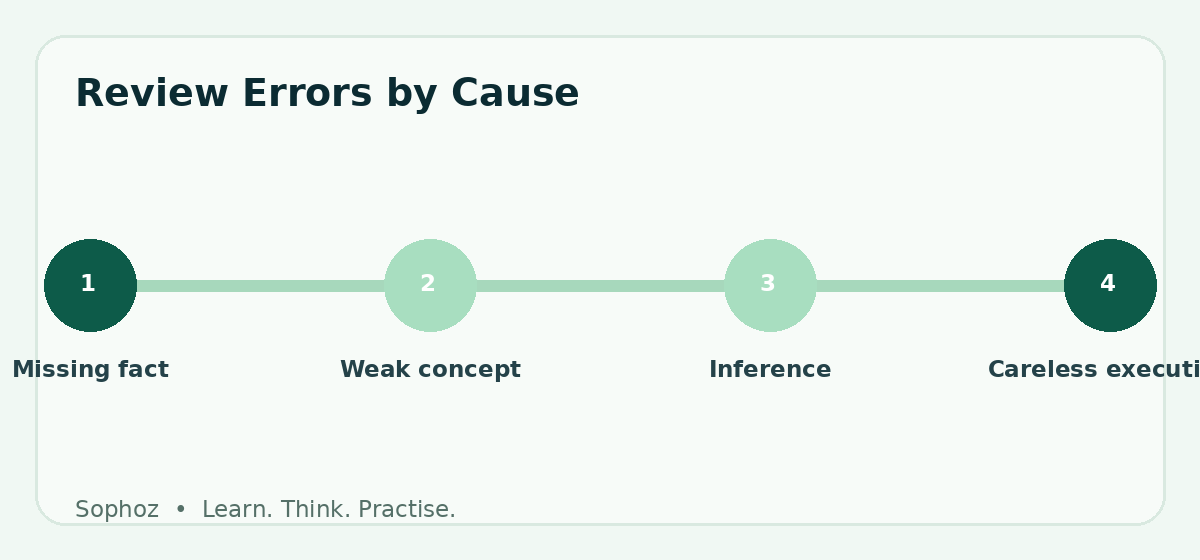 Review Errors by Cause