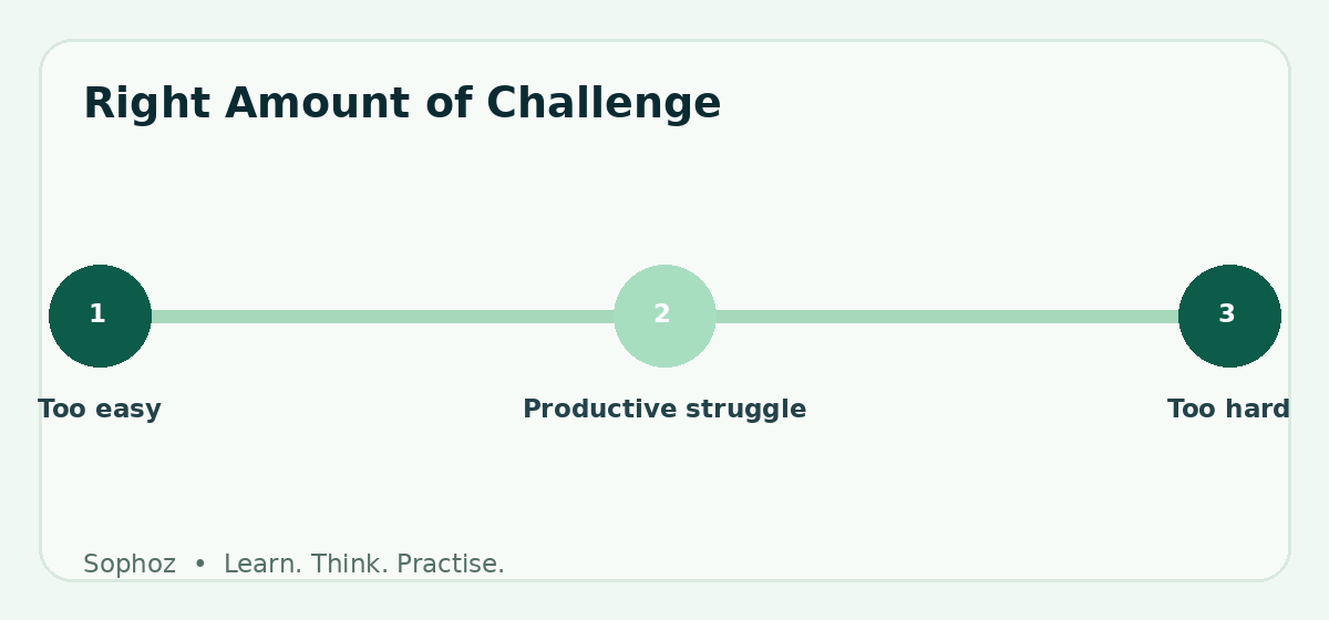 Right Amount of Challenge
