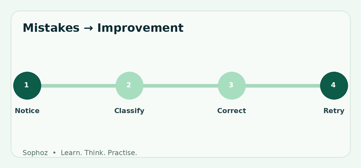 Mistakes → Improvement